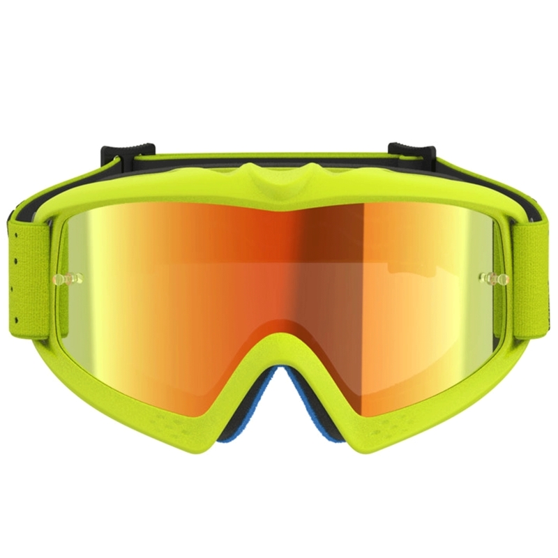 Kinder-Motocrossbrille Vision Youth Vesta fluorgelb-schwarz