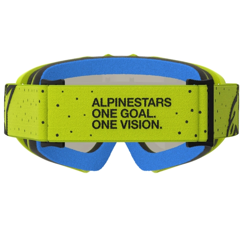 Kinder-Motocrossbrille Vision Youth Vesta fluorgelb-schwarz