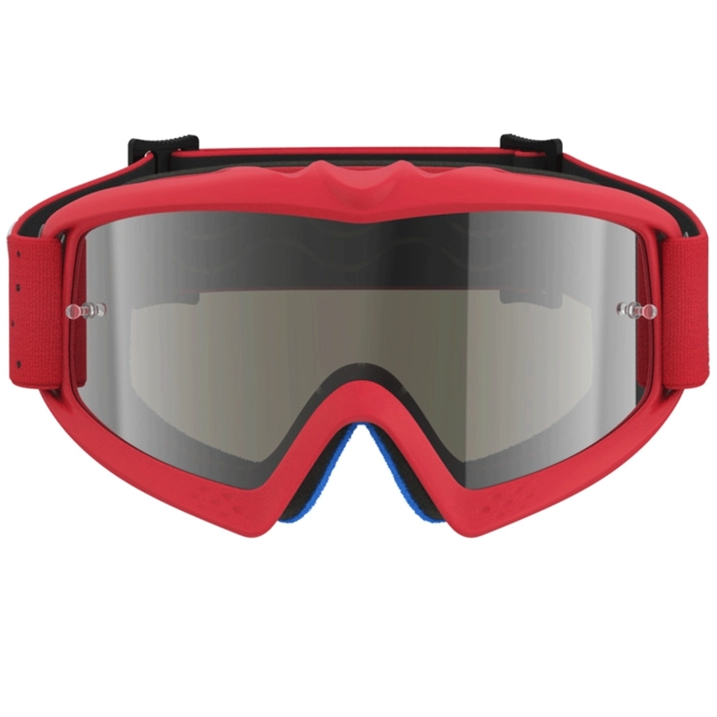 Alpinestars Vision Youth Vesta Motocrossbrille für Kinder, fluoreszierend rot-chrom