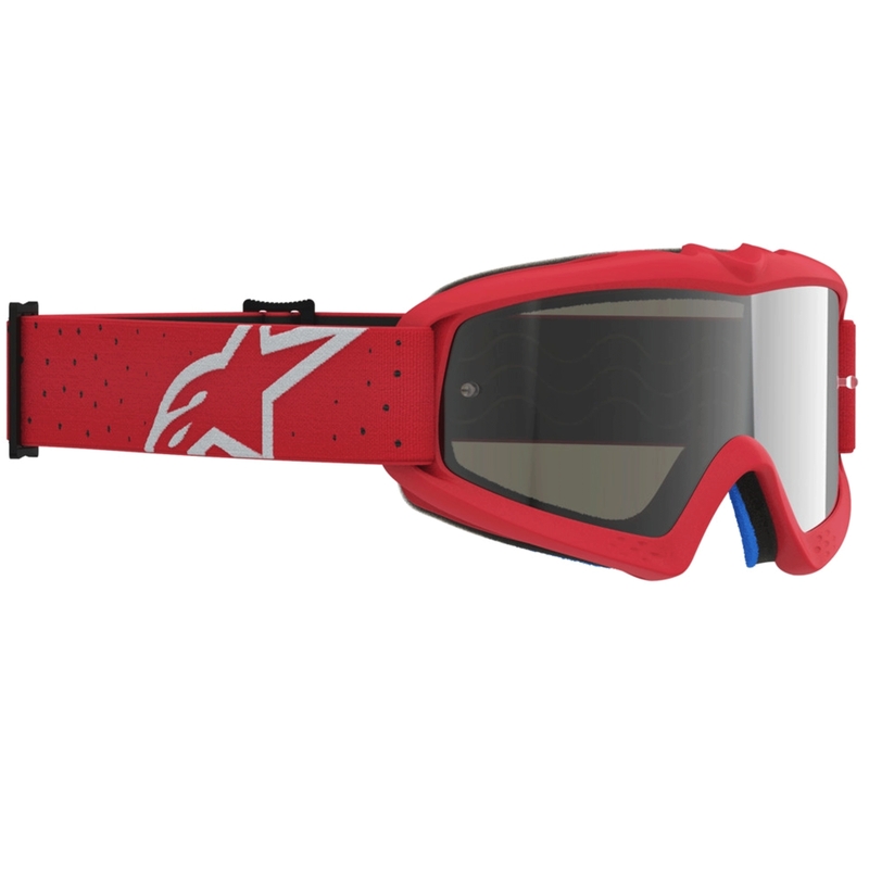 Alpinestars Vision Youth Vesta Motocrossbrille für Kinder, fluoreszierend rot-chrom