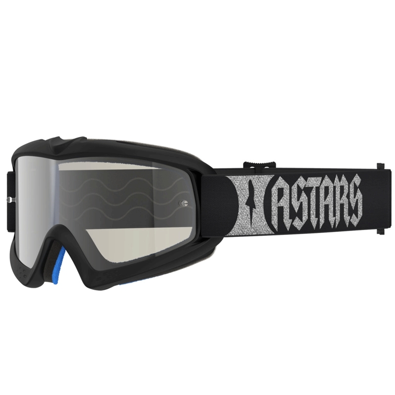 Alpinestars Vision Youth Atrox Kinder-Motocrossbrille Schwarz-Silber