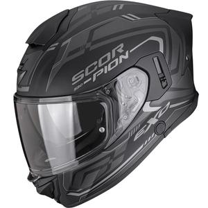 Scorpion EXO-530 Air Slope Integralhelm für Motorräder, matt schwarz-silber