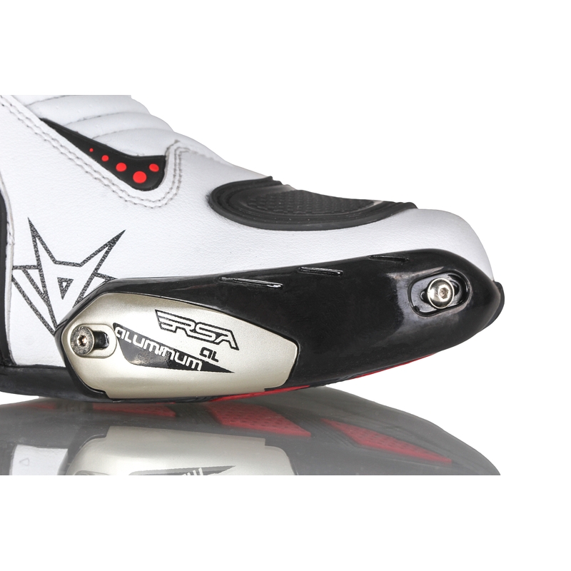 Motorradstiefel RSA GP-01 weiß Ausverkauf