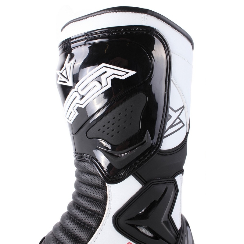 Moto Schuhe RSA Racing II weiß-schwarz Ausverkauf