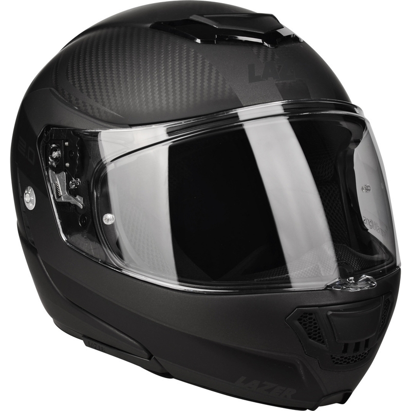 Lazer Monaco Evo 2.0 Schwarz Matt Flip-up Motorradhelm Ausverkauf