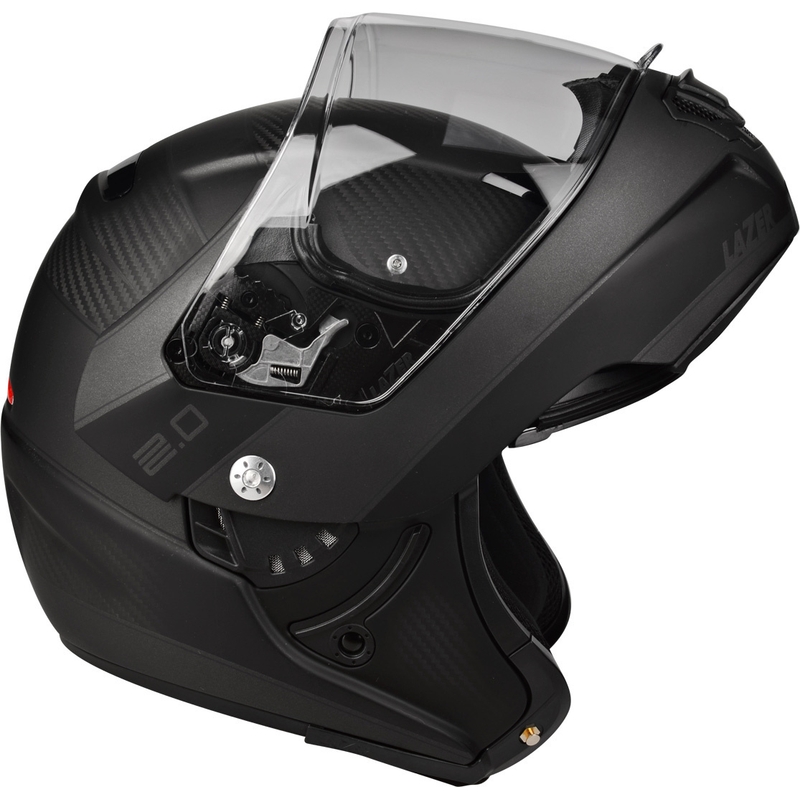 Lazer Monaco Evo 2.0 Schwarz Matt Flip-up Motorradhelm Ausverkauf