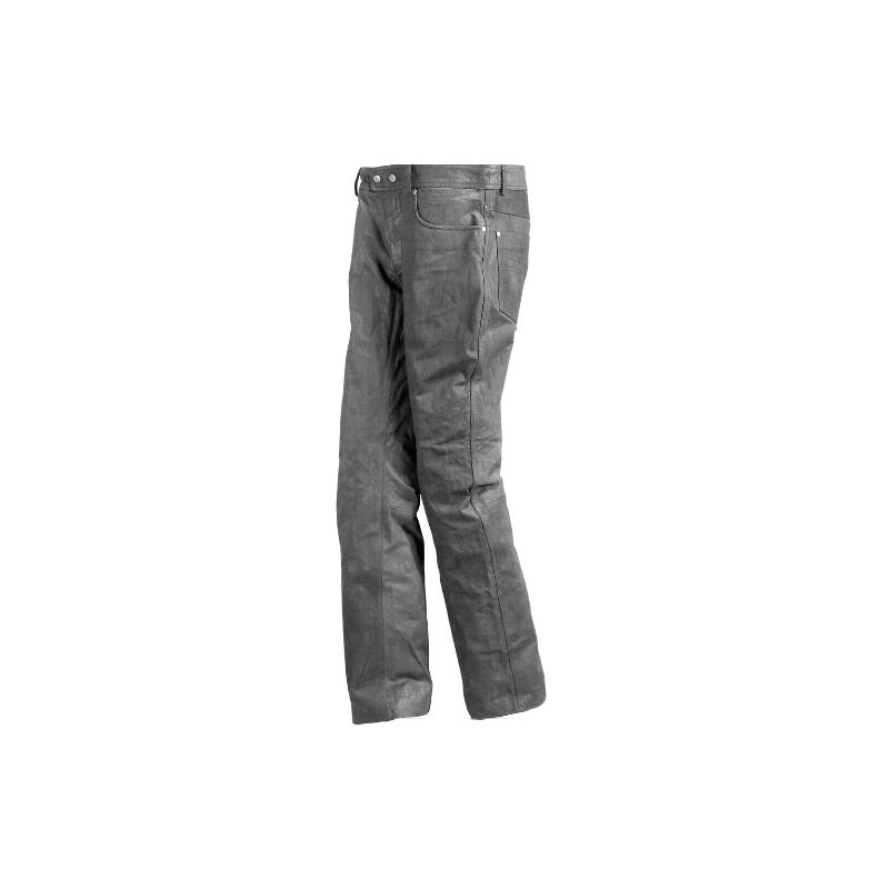 Moto kalhoty kožené pánské Highway Kansas L.Jeans černé