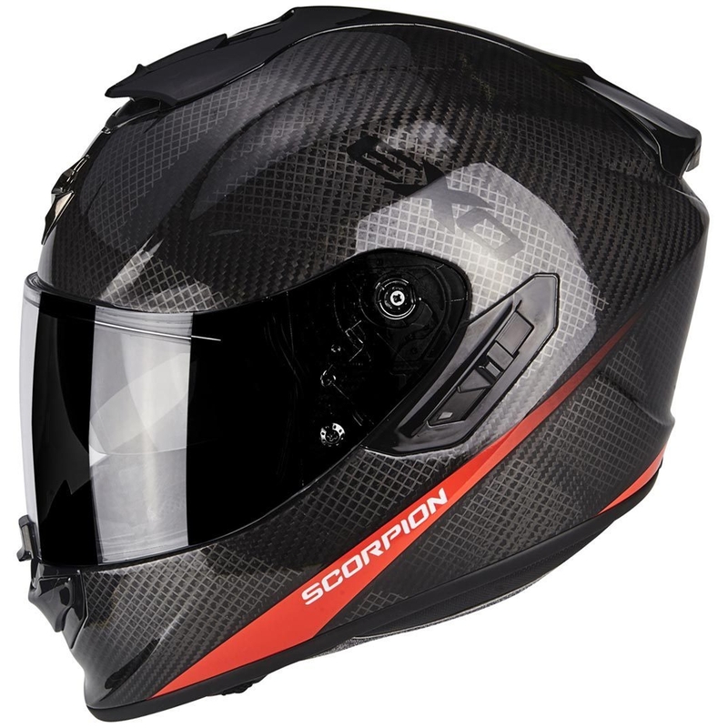 Integral Motorradhelm Scorpion Exo-1400 Air Carbon rot