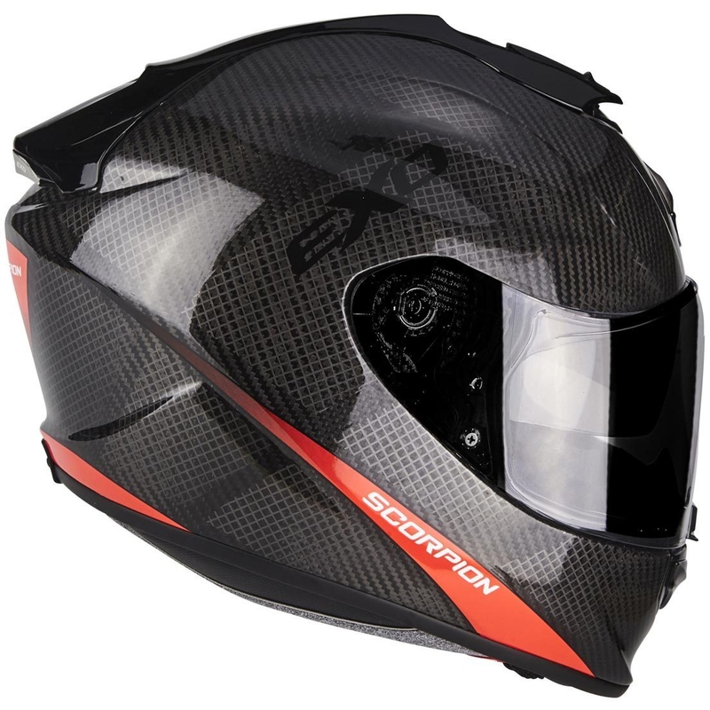 Integral Motorradhelm Scorpion Exo-1400 Air Carbon rot