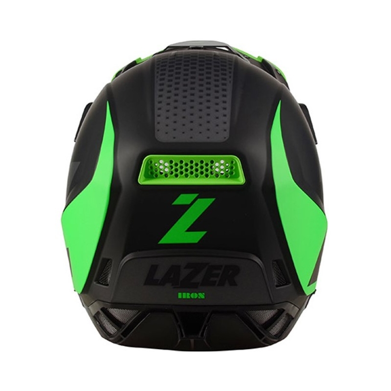 Motocross Helm Lazer X9 Iron schwarz-fluo grün