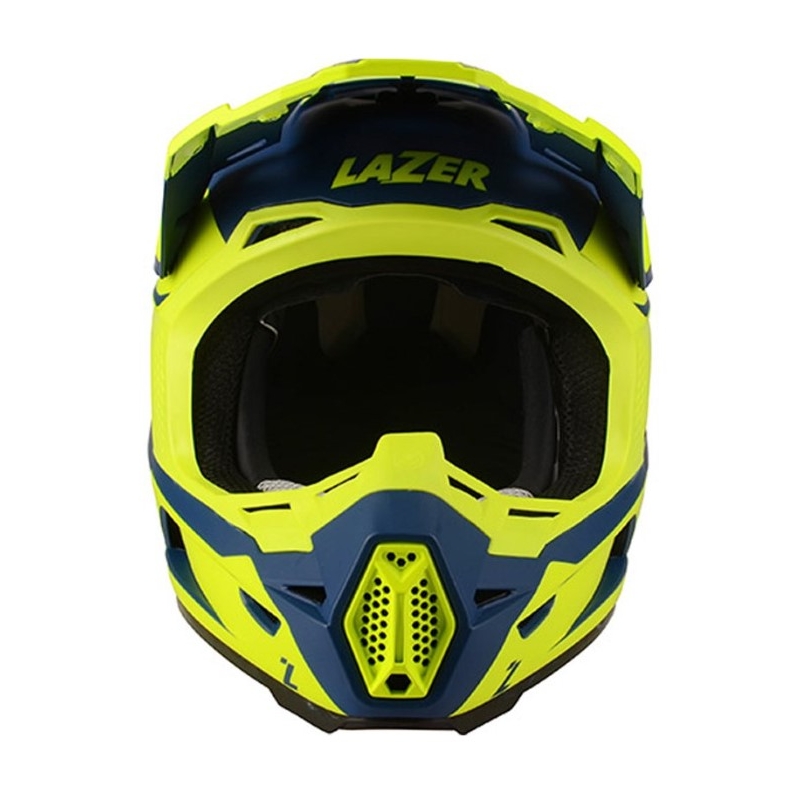 Motocross Helm Lazer X9 Sprocket blau-fluo gelb