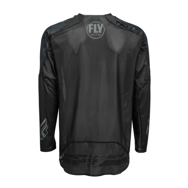 Motocross-Trikot FLY Racing Evolution schwarz-grau