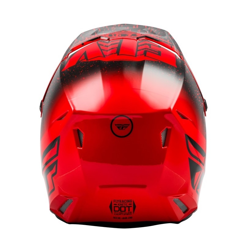 Motocross Helm FLY Racing Kinetic K120 rot-schwarz