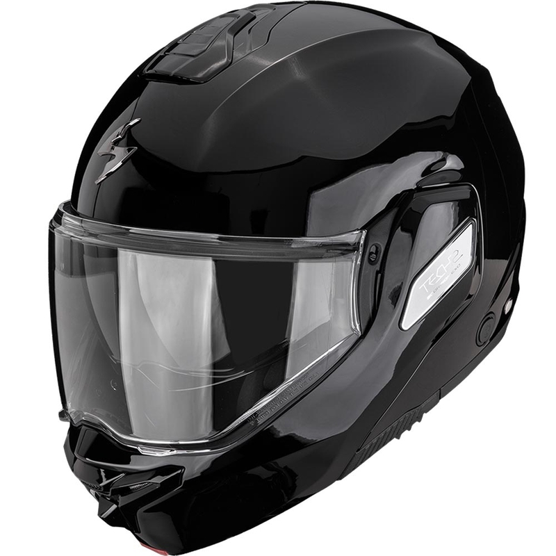 Scorpion EXO-TECH II Solid Klapphelm für Motorräder, schwarz