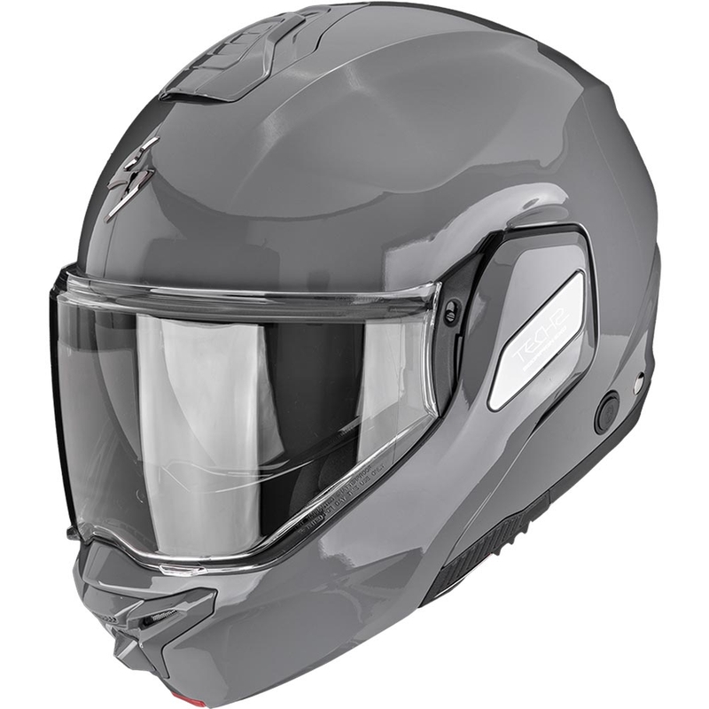 Scorpion EXO-TECH II Solid Klapphelm für Motorräder, zementgrau