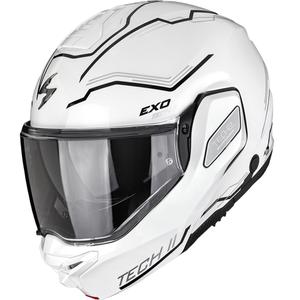Scorpion EXO-TECH II Dash Klapphelm für Motorräder, weiß-silber-schwarz
