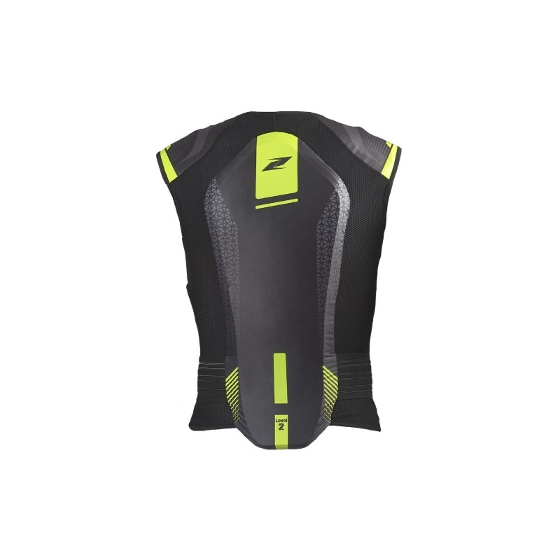 Weste Zandona Netcube X7 schwarz-fluo gelb 170-179 cm Ausverkauf