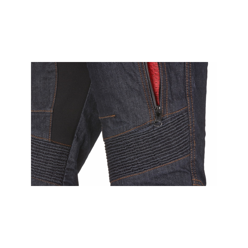 Blaue Motorradjeans Ayrton Date für Frauen