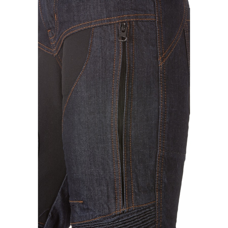 Blaue Motorradjeans Ayrton Date für Frauen