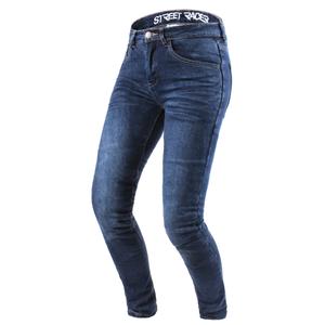 Women's Moto Jeans Street Racer Daily Blau Ausverkauf