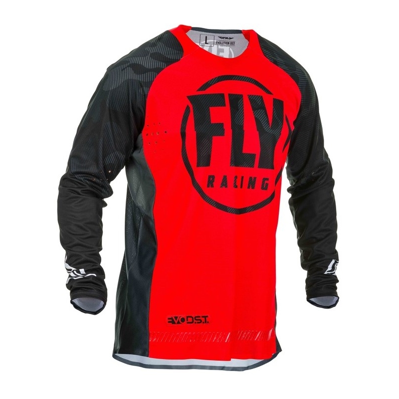 Motocross-Trikot FLY Racing Evolution rot-schwarz