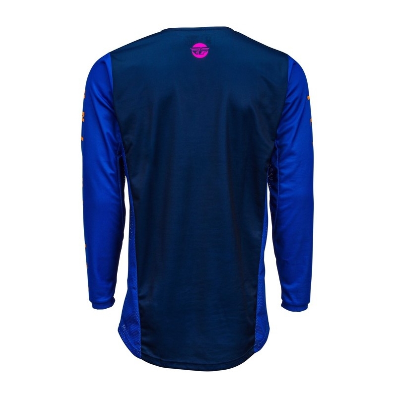 Motocross Trikot FLY Racing Kinetic K220 2020 schwarz-blau-orange