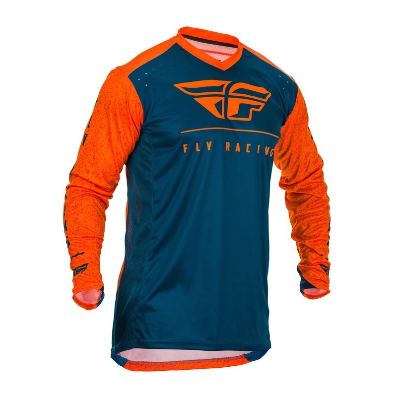 Motocross-Trikot FLY Racing Lite 2020 orange-blau