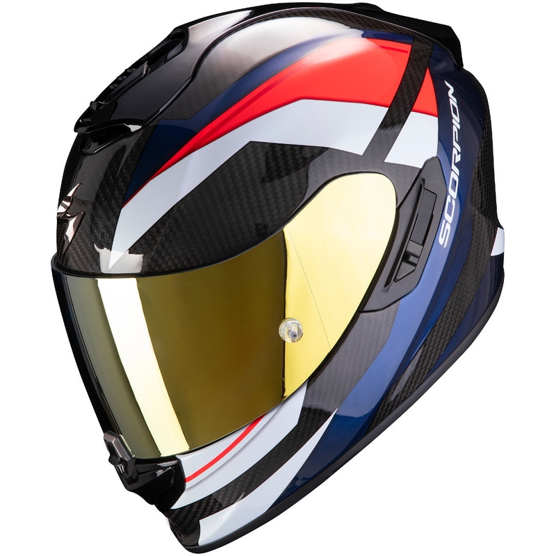Integralhelm Scorpion EXO-1400 Carbon Air Legione schwarz-rot-blau