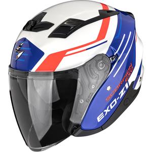Scorpion EXO-Z1 Prymus offener Motorradhelm weiß-blau-rot