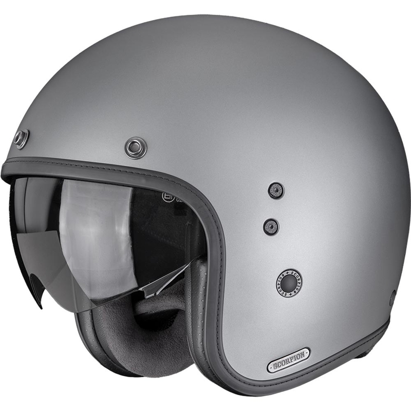 Scorpion Belfast II Solid Jethelm, mattes Titangrau