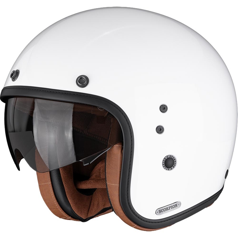 Scorpion Belfast II Luxe offener Motorradhelm, Weiß