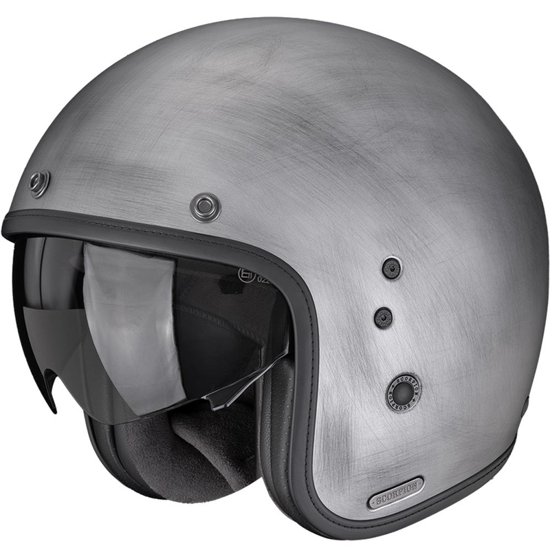 Scorpion Belfast II Scratch Jethelm Silber