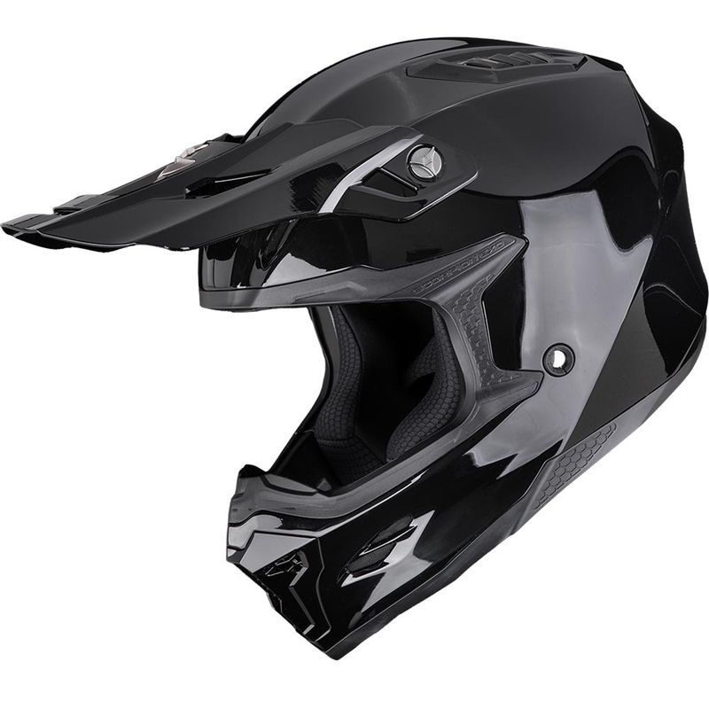 Scorpion SMX-10 Solid Motocross-Helm schwarz