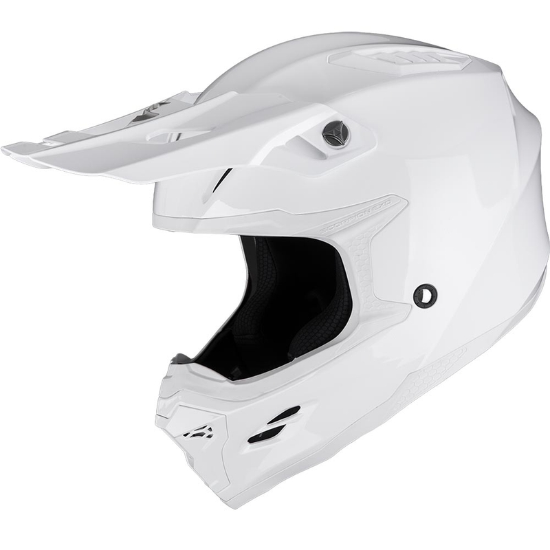 Scorpion SMX-10 Solid Motocross-Helm weiß