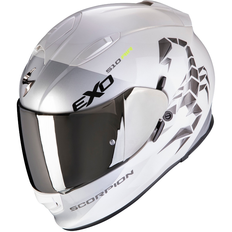 Integralhelm Scorpion EXO-510 Air Pique weiß-silber