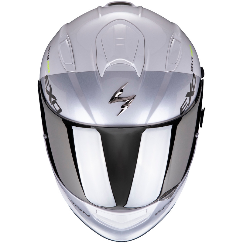 Integralhelm Scorpion EXO-510 Air Pique weiß-silber