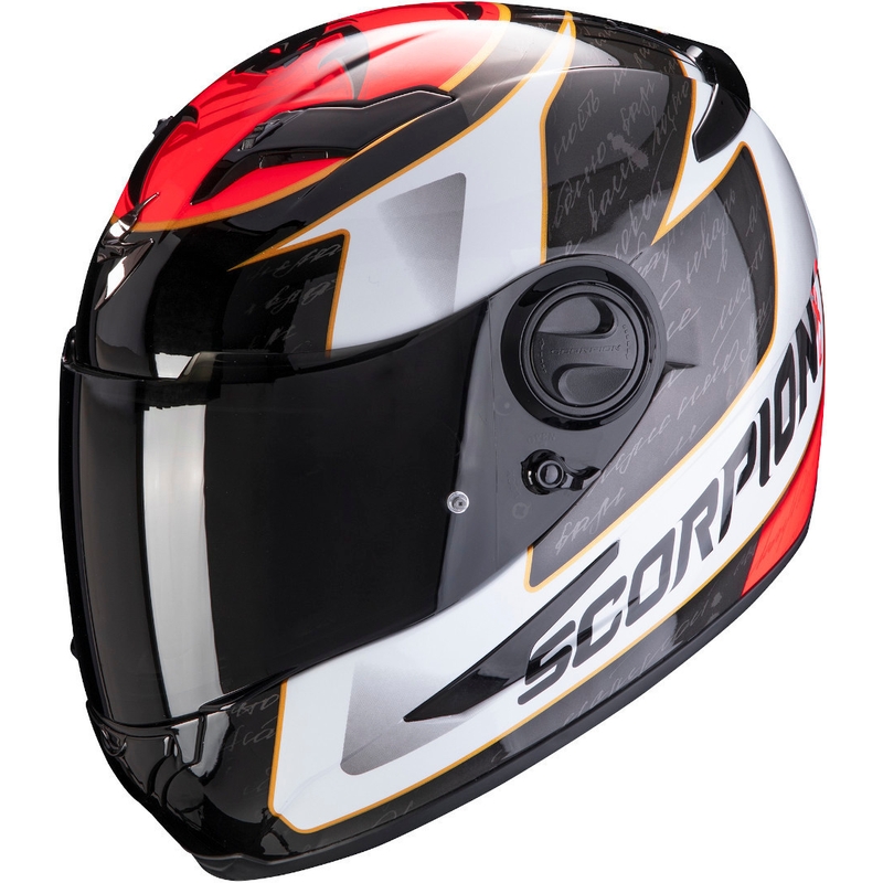 Integralhelm Scorpion EXO-490 Tour schwarz-weiß-rot Ausverkauf