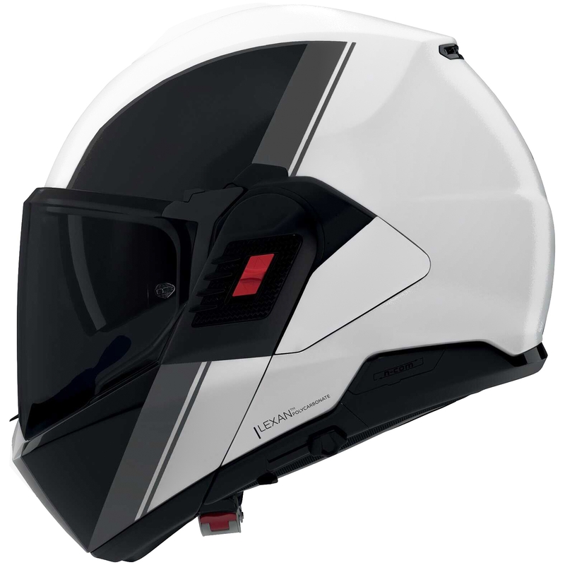 Klappbarer Motorradhelm Nolan N120-1 Verniciatura Speciale 356 glänzend perlschwarz-grau
