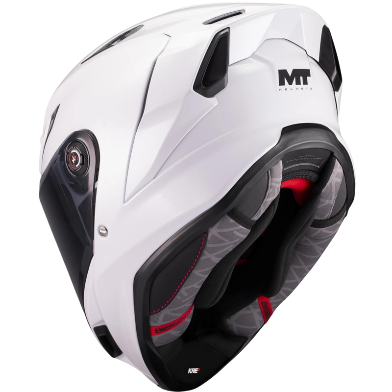 Integralhelm MT KRE 2 Pure A0 weiß
