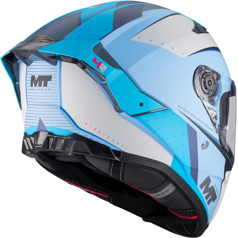 Integralhelm MT Thunder 4 R SV Wind Tunnel C7, matt blaugrau
