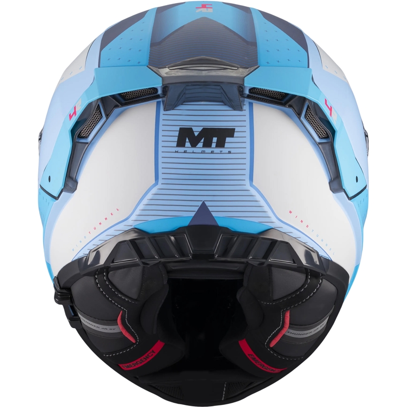 Integralhelm MT Thunder 4 R SV Wind Tunnel C7, matt blaugrau