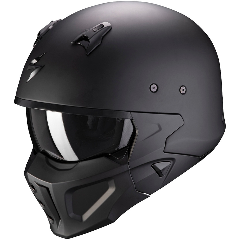 Helm Scorpion COVERT-X Massiv schwarz matt