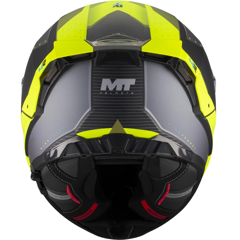 Integralhelm MT Thunder 4 R SV Windkanal B3 schwarz-grau-fluoreszierend gelb