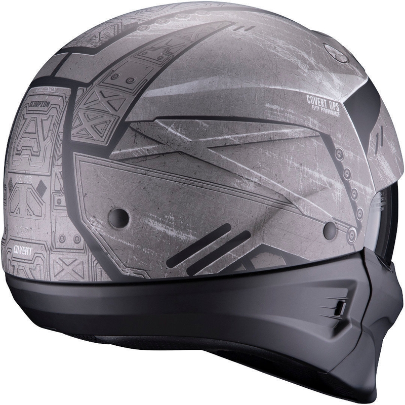 Helm Skorpion EXO-COMBAT EVO Incursion silber-schwarz