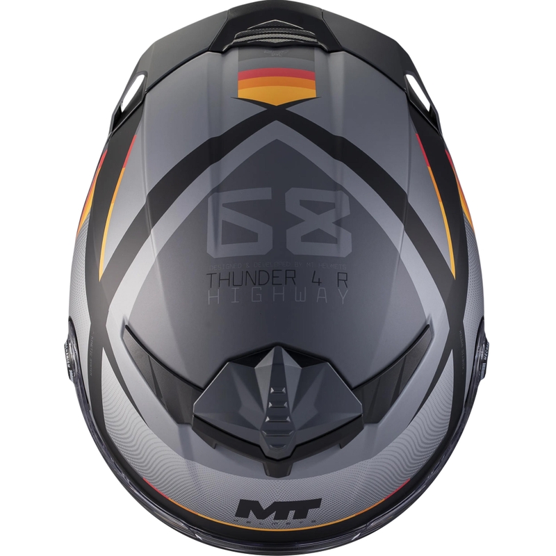 Integralhelm MT Thunder 4 R SV Highway B5, mattgrau-schwarz