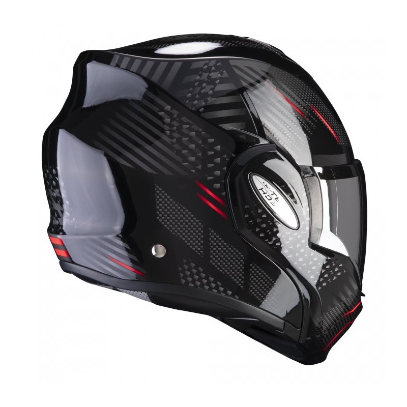 Scorpion EXO-TECH Pulse schwarz-roter Kipphelm