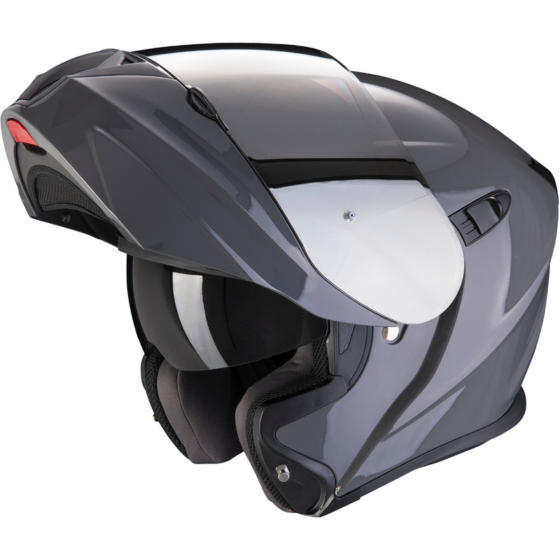 Motorradhelm klappbar Scorpion EXO-920 grau Ausverkauf