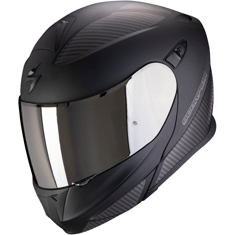 Motorradhelm Scorpion EXO-920 Flux schwarz-silber
