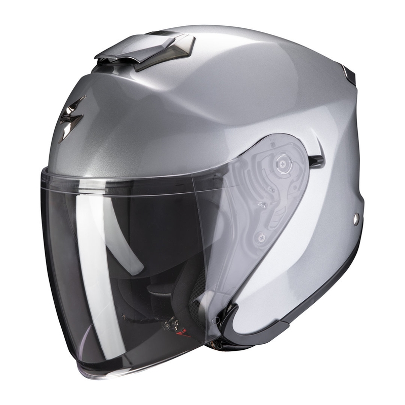 Offener Helm Scorpion EXO-S1 Massiv silber