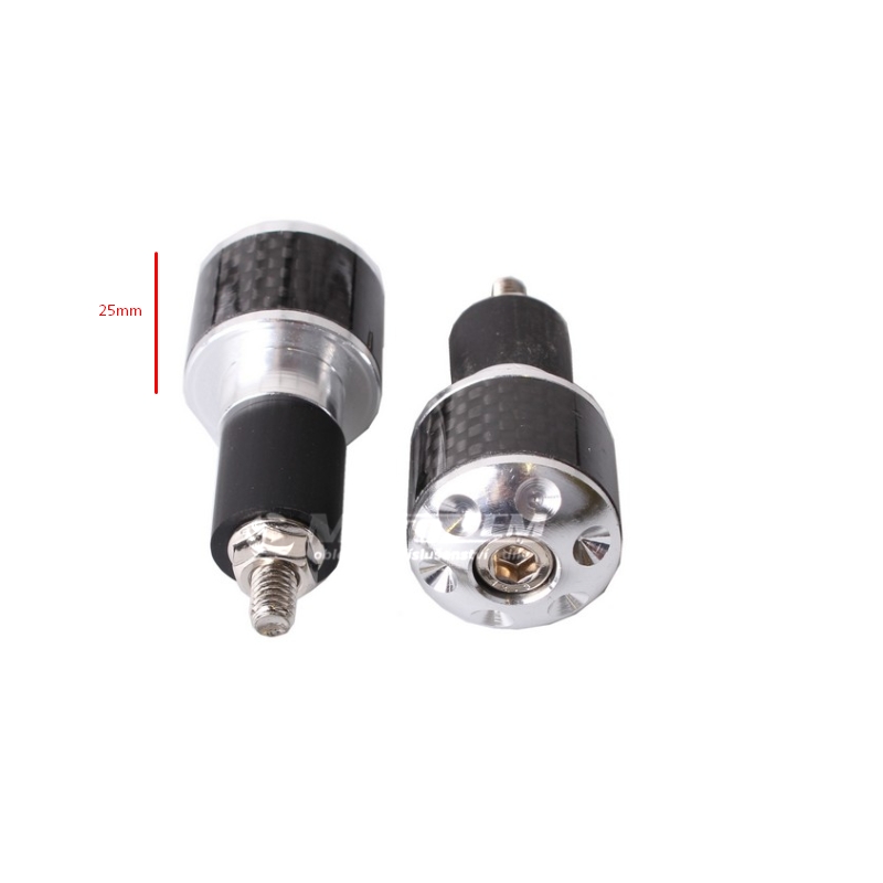 R-TECH Lenkerendkappen silber